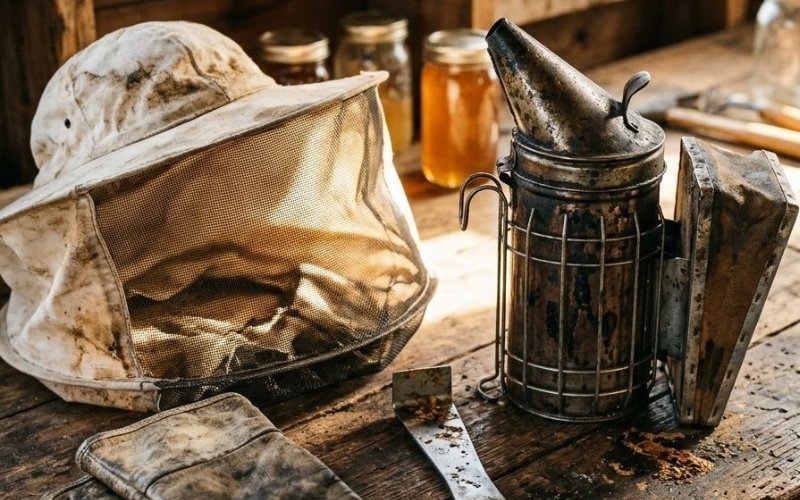 TWO HIVES AND A STING BETWEEN THE EYES